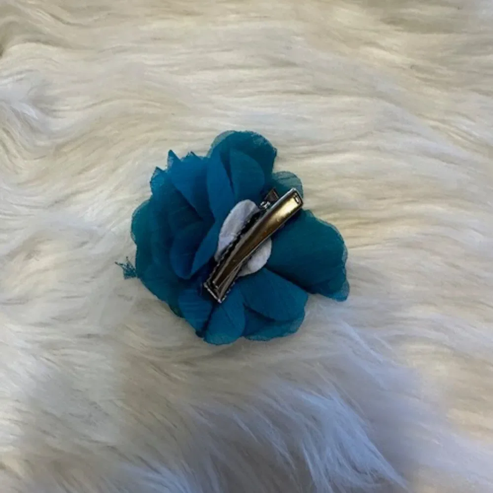 ***** Bundle (5) of Chiffon Flower Hairbows     5B8105  Handmade NWT Boutique